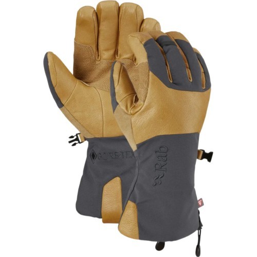 RAB Guide 2 GTX Gloves - Pilka/geltona