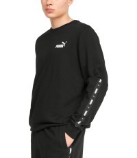 Puma Ess+ Tape Crew Men's Sweatshirt Black 847384 01