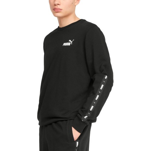Puma Ess+ Tape Crew Men's Sweatshirt Black 847384 01