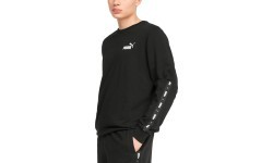 Puma Džemperis Vyrams Ess+ Tape Crew Black 847384 01