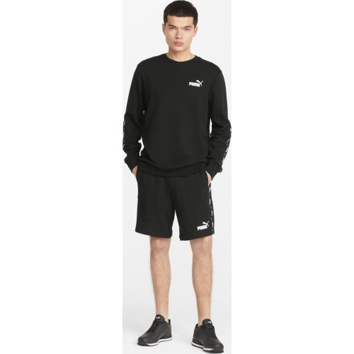 Puma Ess+ Tape Crew Men's Sweatshirt Black 847384 01
