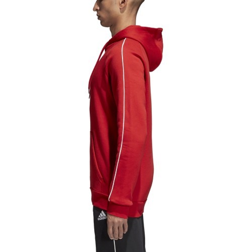 Adidas Core 18 Hoodie sweatshirt, red CV3337