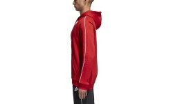 Adidas Core 18 Hoodie sweatshirt, red CV3337