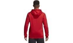 Adidas Core 18 Hoodie sweatshirt, red CV3337