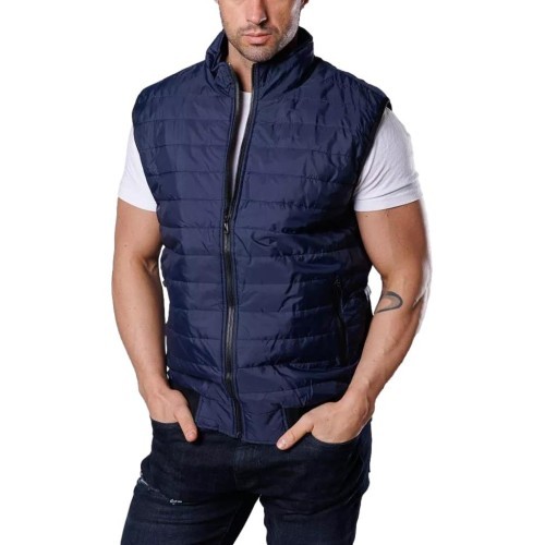 J.Style Men's Vest Blue 8MY77-2