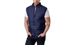 J.Style Men's Vest Blue 8MY77-2