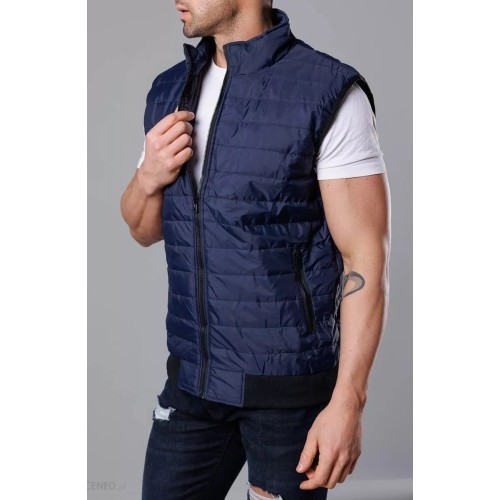 Мужской жилет J.Style Blue 8MY77-2