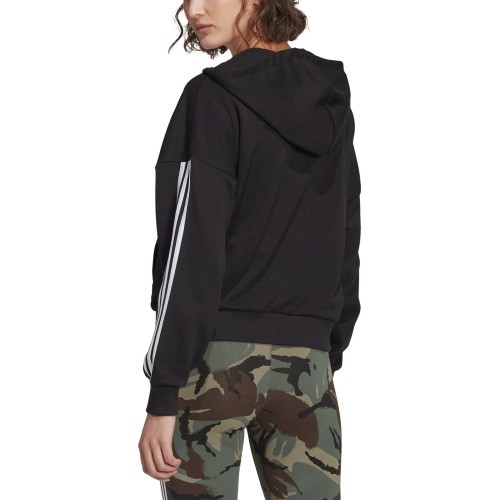 Adidas Džemperis Moterims W 3s Fz Hoodie Black GL1462