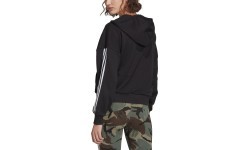 Женская толстовка Adidas W 3S FZ Hoodie Black GL1462