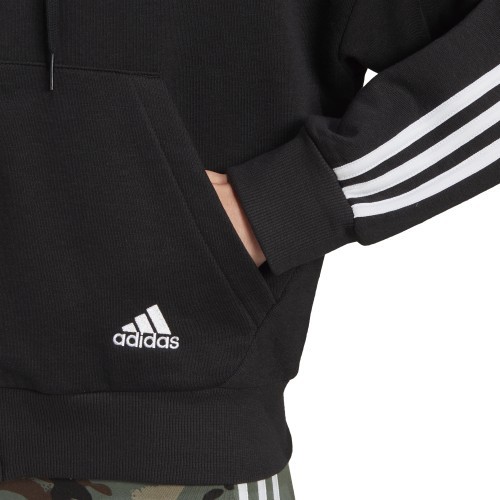 Adidas Džemperis Moterims W 3s Fz Hoodie Black GL1462