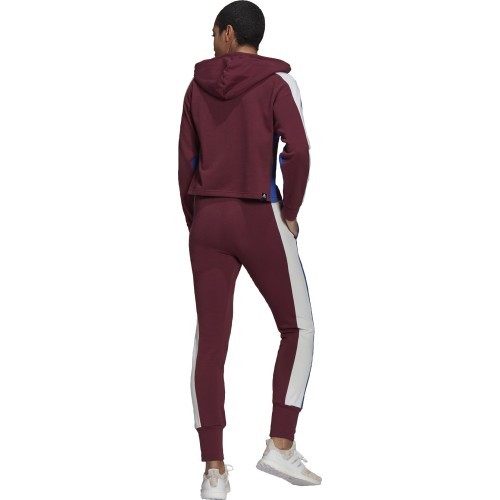 Спортивный костюм женский Adidas W TS Big Logo Burgundy H48550