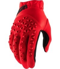 Motocross Gloves 100% Airmatic Red/Black - Raudona, juoda