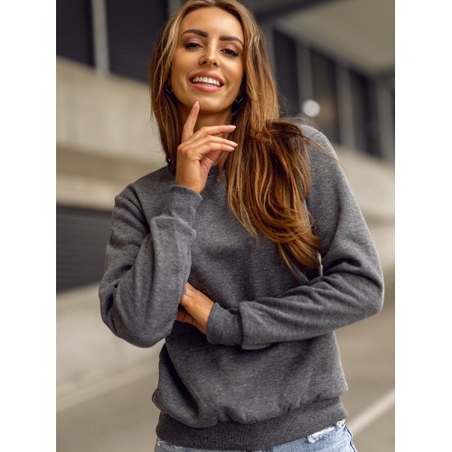 Толстовка флисовая женская J.Style, серая 68W01-5