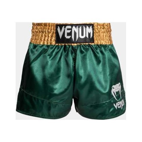 Venum Classic Muay Thaï Short - Green/Gold/White