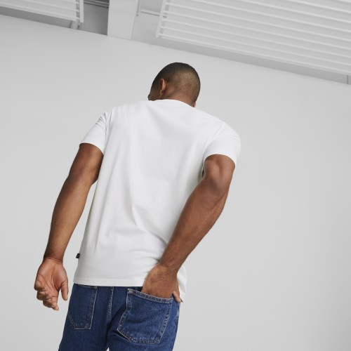 Puma Men's T-shirt Graphics Puma Wording White 674475 02