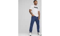 Puma Men's T-shirt Graphics Puma Wording White 674475 02