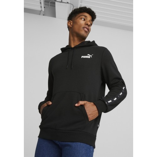 Puma Ess+ Tape Hoodie Men's Sweatshirt Black 847385 01