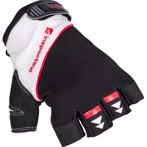 Fitness Gloves inSPORTline Harjot - Black-White