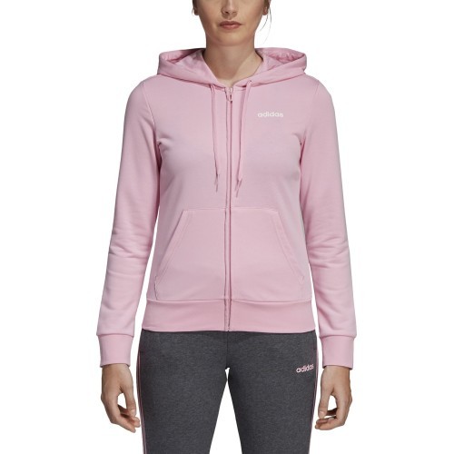 Adidas женская толстовка W E Pln FZ Hoodie Pink DX2549