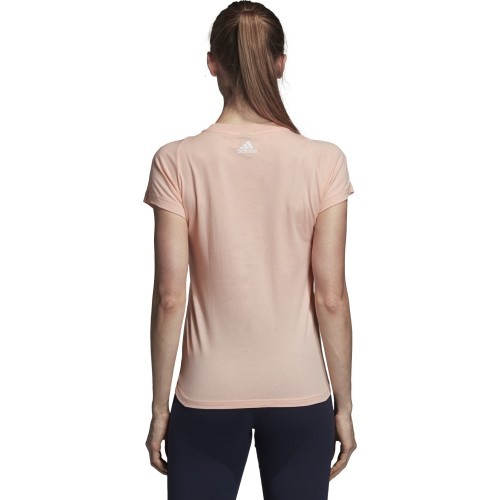 Женская футболка Adidas Ess Li Sli Tee Coral CZ5770