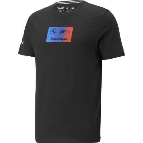 Мужская футболка Puma BMW MMS Logo Tee+, чёрная 535884 01
