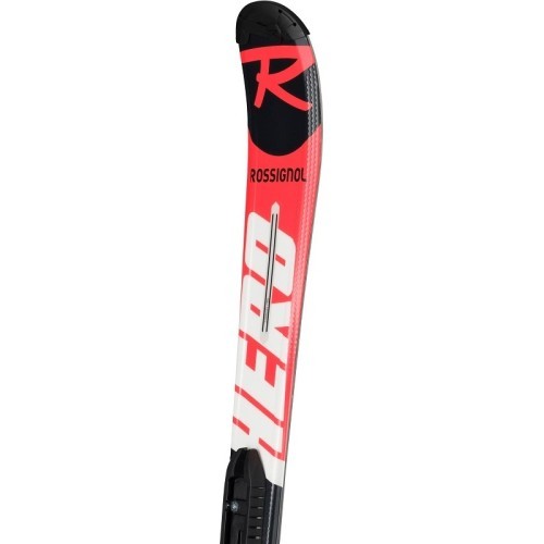 Горные лыжи Rossignol Hero JR 100-130 Kid-X + Kid 4 GW B76 чёрные