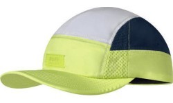 Кепка Buff 5 Panels Go, чёрно-бело-жёлтая - 801