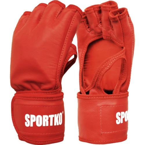 Кожаные перчатки ММА SportKO PK6