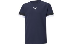 Puma Marškinėliai Paaugliams TeamRise Jersey Jr Navy 704938 06