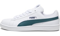 Кроссовки детские Puma Up Jr белые зелёные 373600 30