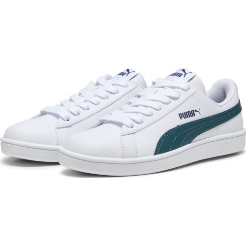 Кроссовки детские Puma Up Jr белые зелёные 373600 30