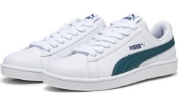 Кроссовки детские Puma Up Jr белые зелёные 373600 30