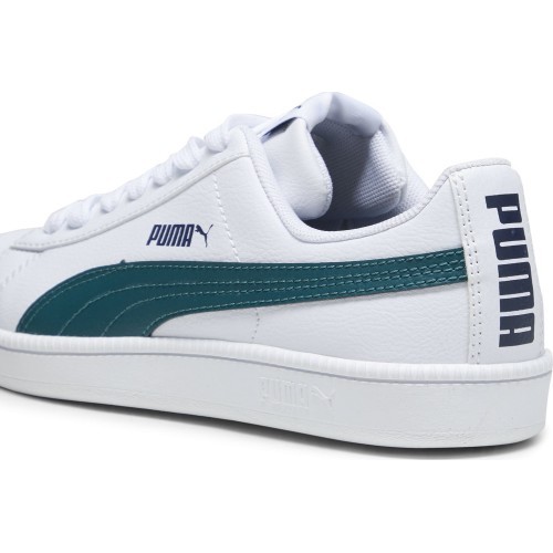 Кроссовки детские Puma Up Jr белые зелёные 373600 30