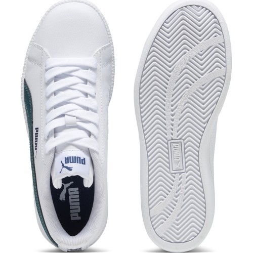 Кроссовки детские Puma Up Jr белые зелёные 373600 30
