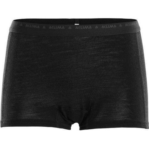 Women's Boxer Shorts Aclima WW, Black, Size XS - 123