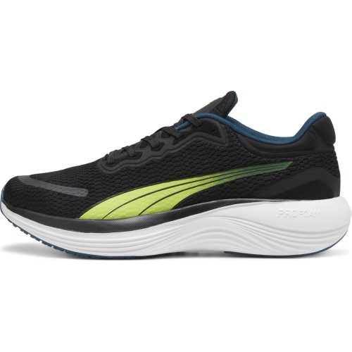 Puma Scend Pro Men's Running Shoes White Black Yellow 378776 17