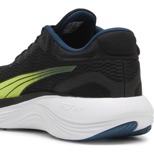 Puma Scend Pro мужские беговые кроссовки, белые чёрные жёлтые, 378776 17