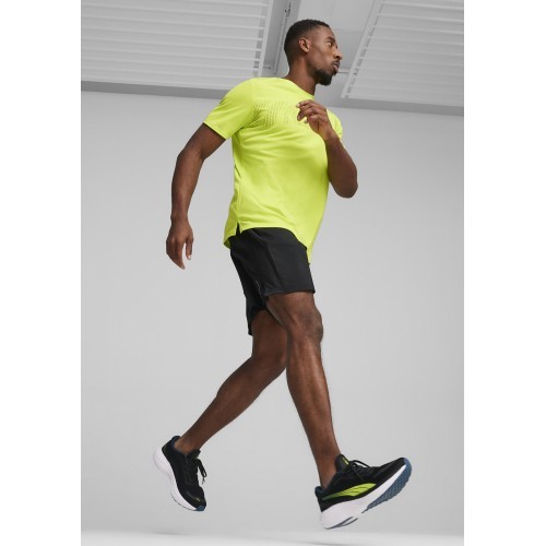 Puma Scend Pro Men's Running Shoes White Black Yellow 378776 17