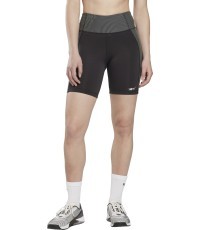 Женские шорты Reebok Rib Legging Short чёрные HI6221
