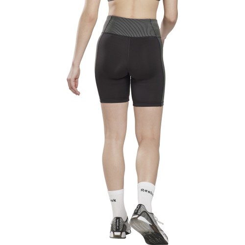 Женские шорты Reebok Rib Legging Short чёрные HI6221