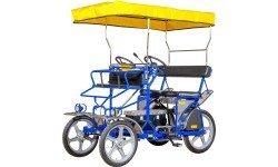 Velomobilis Ciclofan E-Sirinetta – 2 vietų, su elektrine pedalų pavara