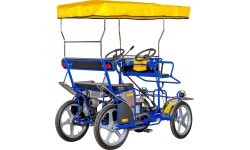 Velomobile Ciclofan E-Sirinetta - 2 Seater, with electrical pedal assitance