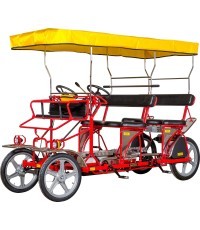 Веломобиль Coclofan E-Delfino, 4-местный, с электрической педальной поддержкой
