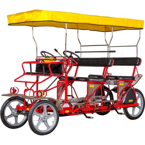 Velomobile Coclofan E-Delfino - 4 Seater, with electrical pedal assitance
