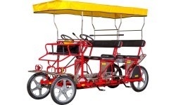 Velomobile Coclofan E-Delfino - 4 Seater, with electrical pedal assitance