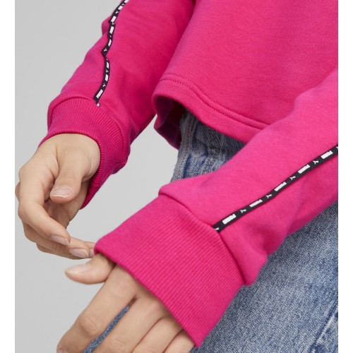 Женская толстовка Puma Power Tape, розовая 673632 64