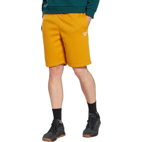 Мужские шорты Reebok Ri Left Leg Logo, жёлтые HJ9953