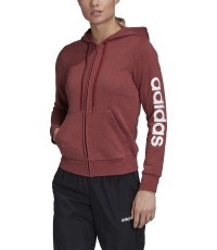 Adidas Džemperis Moterims W E Lin Fz Hd Burgundy GD2966