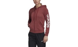 Женская толстовка Adidas W E Lin FZ HD, бордовая GD2966