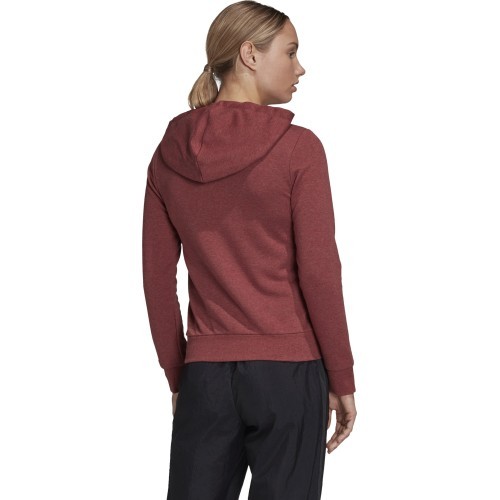 Женская толстовка Adidas W E Lin FZ HD, бордовая GD2966